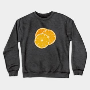 Three orange oranges Crewneck Sweatshirt